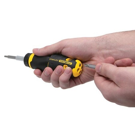 Stanley FATMAX(R) Push-N-Pick Multi-Bit Ratcheting Screwdriver FMHT62287
